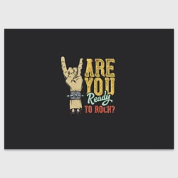 Поздравительная открытка Are you ready to rock?