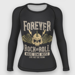 Женский рашгард 3D Forever rock and roll