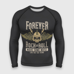 Мужской рашгард 3D Forever rock and roll