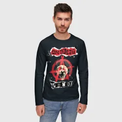 Мужской лонгслив 3D Anarchy punk - фото 2