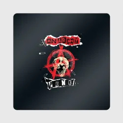 Магнит виниловый Квадрат Anarchy punk
