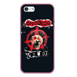 Чехол для iPhone 5/5S матовый Anarchy punk