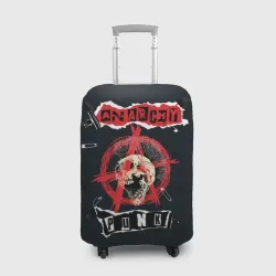 Чехол для чемодана 3D Anarchy punk