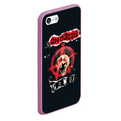 Чехол для iPhone 5/5S матовый Anarchy punk - фото 2