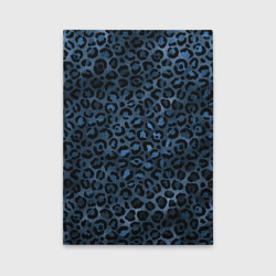 Обложка для автодокументов Синяя леопардовая шкура