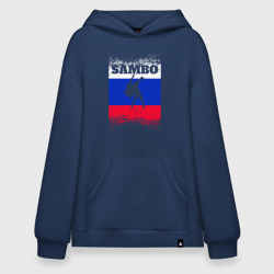 Худи SuperOversize хлопок Самбо флаг РФ