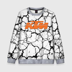 Детский свитшот 3D KTM grunge background