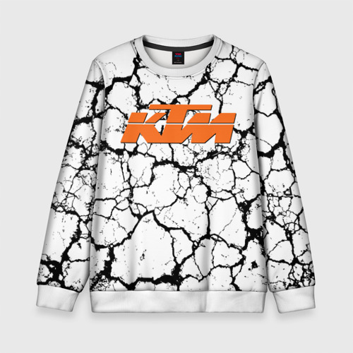 Детский свитшот 3D KTM grunge background, цвет 3D печать