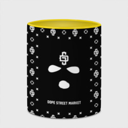 Кружка с полной запечаткой Узор Black Phantom Ski Mask Dope Street Market - фото 2