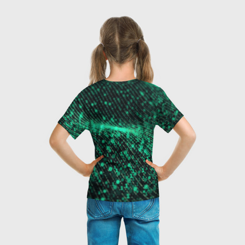 Детская футболка 3D Пишу код Кот программист, цвет 3D печать - фото 6