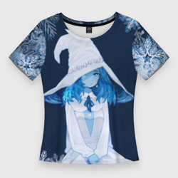 Женская футболка 3D Slim Снежная Ранни