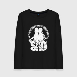 Женский лонгслив хлопок SAO арт