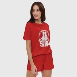 Женская пижама с шортиками хлопок SAO арт - фото 2