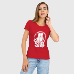 Женская футболка хлопок Slim SAO арт - фото 2