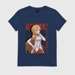 Женская футболка хлопок Asuna Yuuki арт