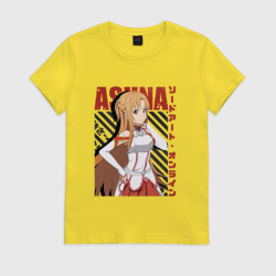 Женская футболка хлопок Asuna Yuuki арт