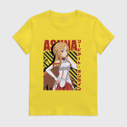 Женская футболка хлопок Asuna Yuuki арт