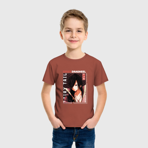 Детская футболка хлопок с принтом Сказка о хвосте феи, Зереф, фото на моделе #1