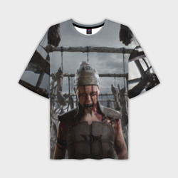 Мужская футболка oversize 3D Сенуа hellblade 2