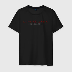 Мужская футболка хлопок Hellblade 2 Senuas saga logo