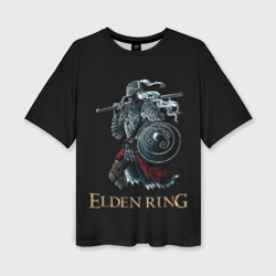 Женская футболка oversize 3D Седовласый рыцарь Elden Ring