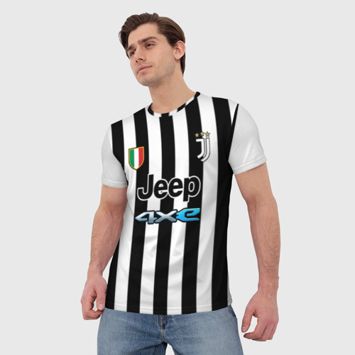 Мужская футболка 3D Влахович Ювентус Vlahovic Juventus, цвет 3D печать - фото 3