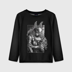 Детский лонгслив 3D Раненая Валькирия Elden Ring