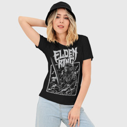 Женская футболка 3D Slim Воин Elden Ring - фото 2
