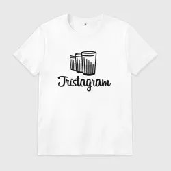 Мужская футболка хлопок Tristagram - триста грамм