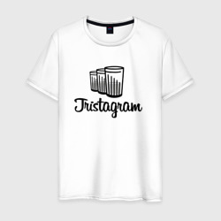 Tristagram – Мужская футболка хлопок с принтом купить со скидкой в -20%