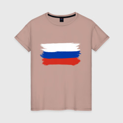 Женская футболка хлопок Я-Россия