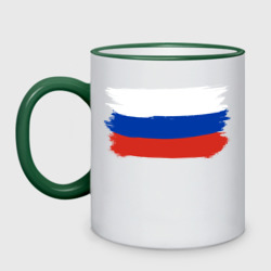 Кружка двухцветная Я-Россия