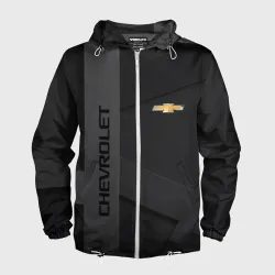 Мужская ветровка 3D Chevrolet Шевроле Абстракция