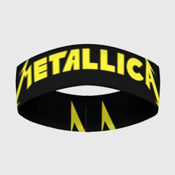 Повязка на голову 3D The emblem of a rock band Metallica