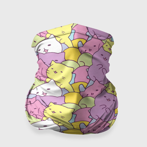 Бандана-труба 3D Cute pattern of seals, цвет 3D печать