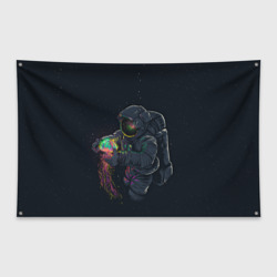 Флаг-баннер Космонавт и медуза