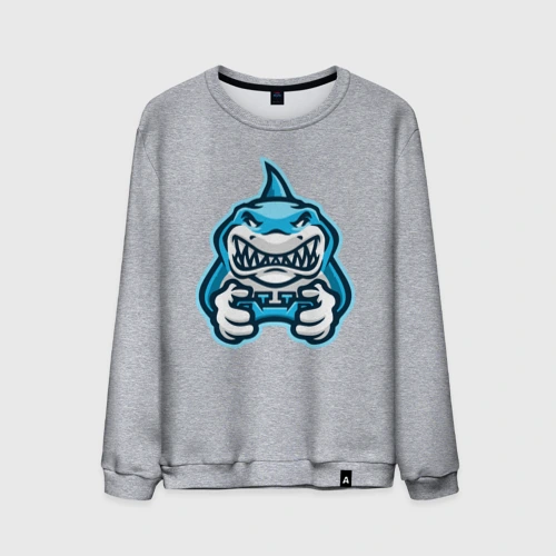 Мужской свитшот хлопок Shark player
