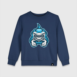 Детский свитшот хлопок Shark player