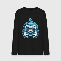 Мужской лонгслив хлопок Shark player