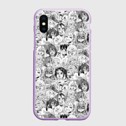 Чехол для iPhone XS Max матовый Ахегао ahegao аниме