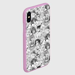 Чехол для iPhone XS Max матовый Ахегао ahegao аниме - фото 2
