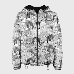 Женская куртка 3D Ахегао ahegao аниме