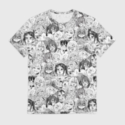 Мужская футболка 3D Ахегао ahegao аниме
