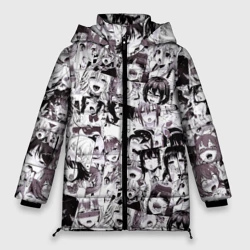 Женская зимняя куртка Oversize Ахегао ahegao