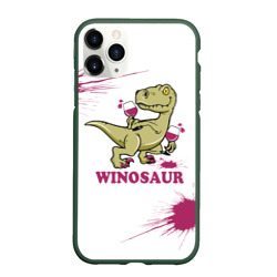 Чехол для iPhone 11 Pro Max матовый Винозавр Динозавр