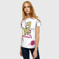 Женская футболка 3D Винозавр Динозавр - фото 2