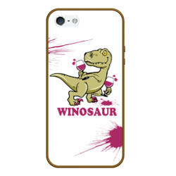 Чехол для iPhone 5/5S матовый Винозавр Динозавр