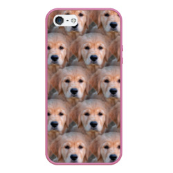 Маленькие щенята паттерны – Чехол для iPhone 5/5S матовый с принтом купить