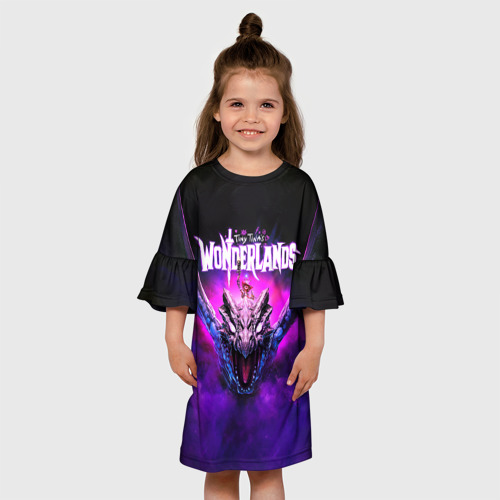 Детское платье 3D Purple Tina - фото 4