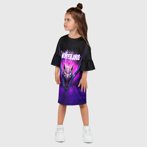 Детское платье 3D Purple Tina - фото 3